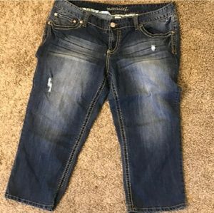 Maurices denim capri